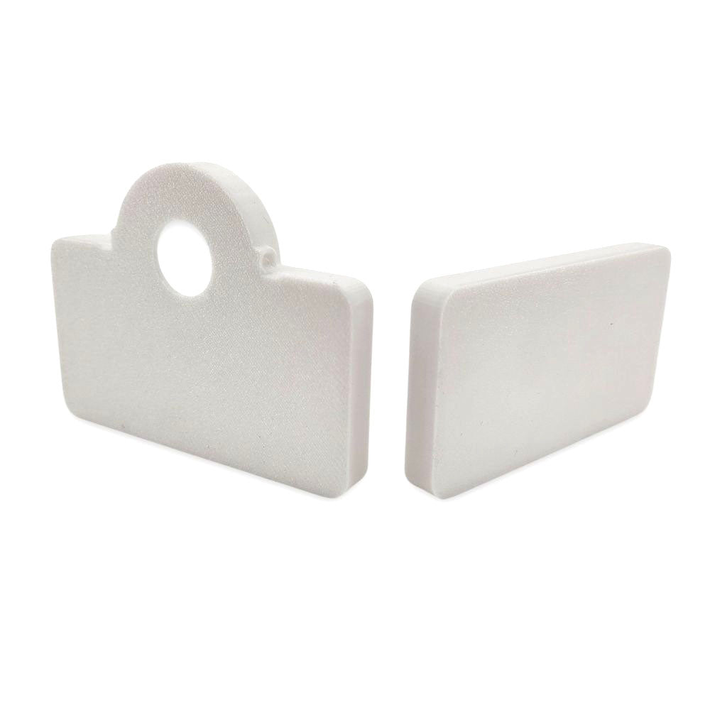 Hydroponic Rain Gutter End Cap Kit (Set of 2)