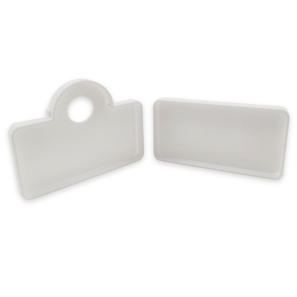 Hydroponic Rain Gutter End Cap Kit (Set of 2)